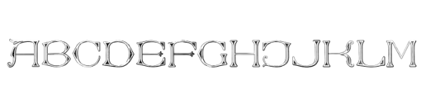 Victorian Alphabets Thirteen Regular FONT