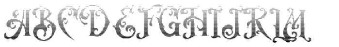Victorian Decade Gradient Font UPPERCASE
