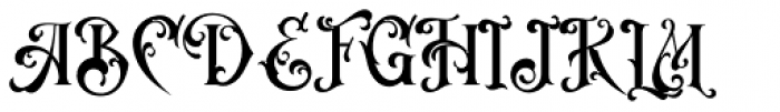 Victorian Decade Regular Font UPPERCASE