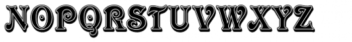 Victorian Inline Shaded Font UPPERCASE
