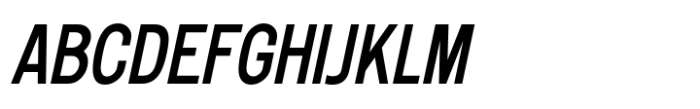 Victorian Sans JNL Oblique Font UPPERCASE