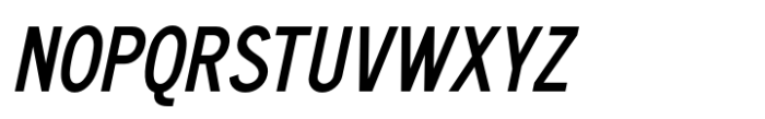 Victorian Sans JNL Oblique Font LOWERCASE