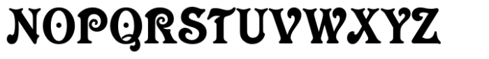Victorian Std Regular Font UPPERCASE