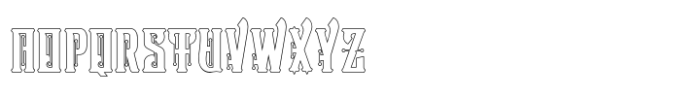 Victorian Supremacy Outline 2 Font UPPERCASE