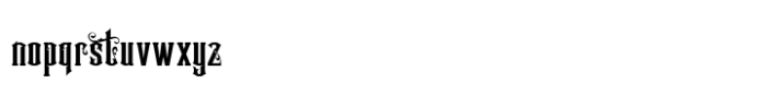 Victorian Supremacy Regular 1 Font LOWERCASE