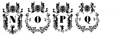 Victorian Ultra Paraphernalia Font LOWERCASE