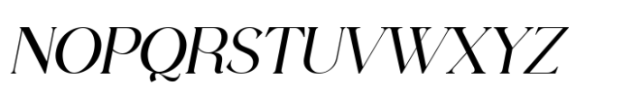 Victorian Vogue Italic Font UPPERCASE