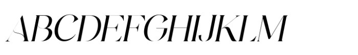 Victorian Vogue Thin Italic Font UPPERCASE