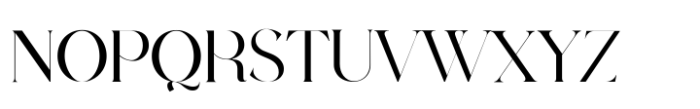 Victorian Vogue Thin Font UPPERCASE