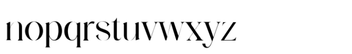 Victorian Vogue Thin Font LOWERCASE