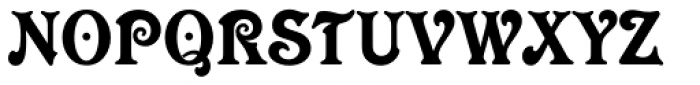 Victorian Font UPPERCASE