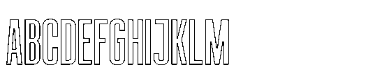 Victory Striker Slant Outline FONT
