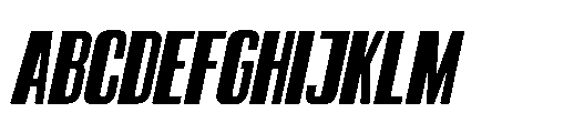 Victory Striker Slant Retro Slant FONT