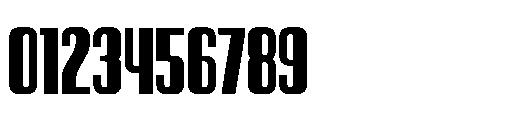 Victory Striker Slant Retro Font OTHER CHARS