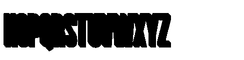 Victory Striker Slant Sans Extrude Font LOWERCASE