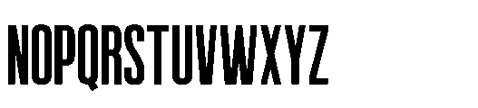 Victory Striker Slant Sans Font LOWERCASE