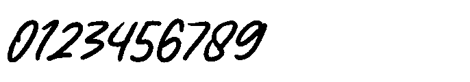 Victory Striker Slant Script Font OTHER CHARS
