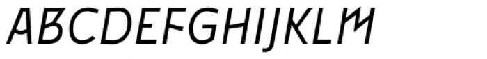 Vidange Pro Light Italic Font UPPERCASE