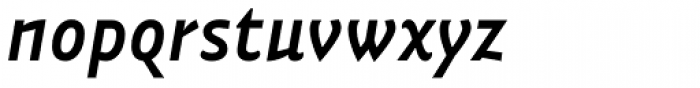 Vidange Pro SemiBold Italic Font LOWERCASE