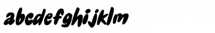 Videomusic Thick Font LOWERCASE