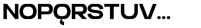 Viemon Font UPPERCASE