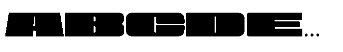 View Black Roman Font UPPERCASE
