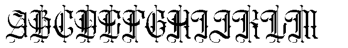 Vighty Font UPPERCASE
