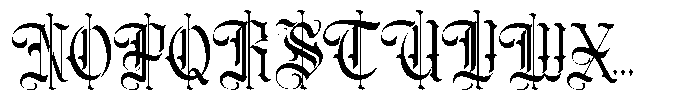 Vighty Font UPPERCASE
