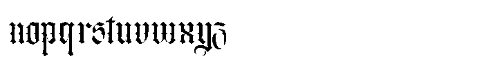 Vighty Font LOWERCASE