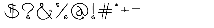 Vignelo Font OTHER CHARS