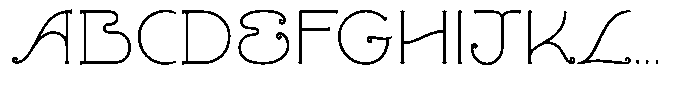 Vignelo Font UPPERCASE