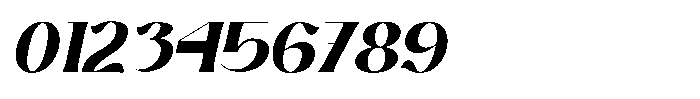 Vigrit Oblique Font OTHER CHARS