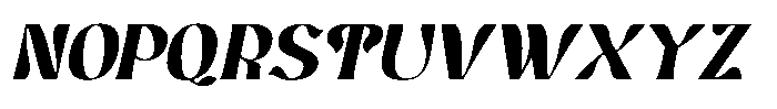 Vigrit Oblique Font UPPERCASE