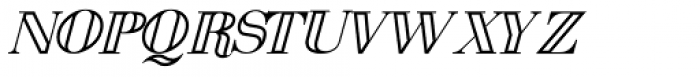 Viking Drink Bold Outline Italic Font UPPERCASE