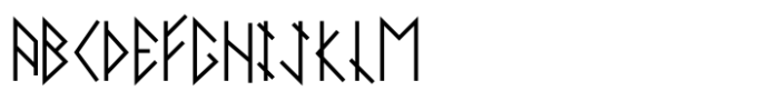 Viking Futh Ark Runic Font UPPERCASE