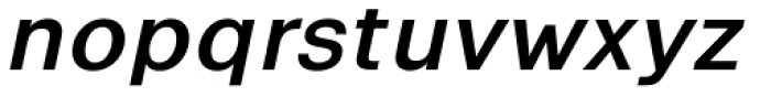 Vikive Bold Italic Font LOWERCASE