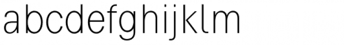 Vikive Condensed Extra Light Font LOWERCASE
