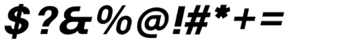 Vikive Extra Bold Italic Font OTHER CHARS