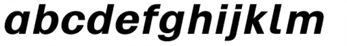 Vikive Extra Bold Italic Font LOWERCASE