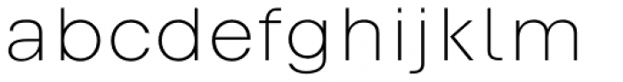 Vikive Extra Light Font LOWERCASE