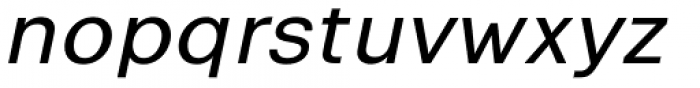 Vikive Semi Bold Italic Font LOWERCASE