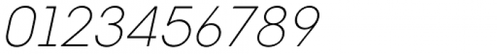 Vikive Thin Italic Font OTHER CHARS