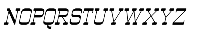 Vilkey Italic Font UPPERCASE