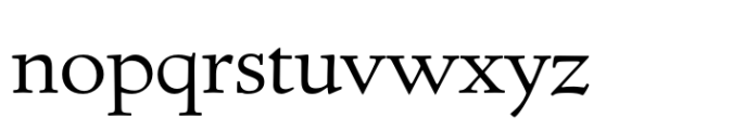 Village Regular Font LOWERCASE