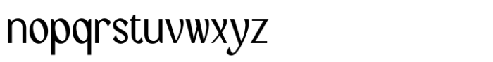Villages Regular Font LOWERCASE