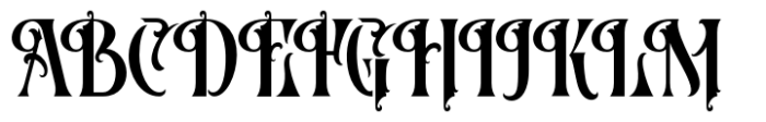 Villantez Font UPPERCASE
