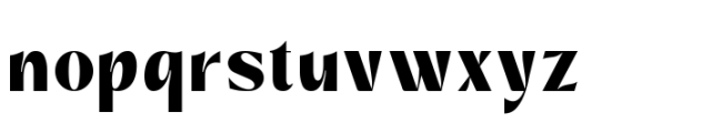 Villesta Regular Font LOWERCASE
