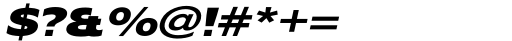 Vilsuve Bold Oblique Font OTHER CHARS