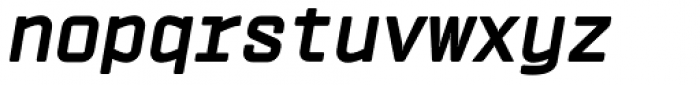Vin Mono Pro Extra Bold Italic Font LOWERCASE