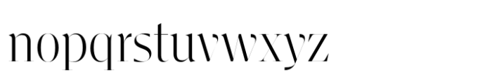 Vinco Display Light Font LOWERCASE